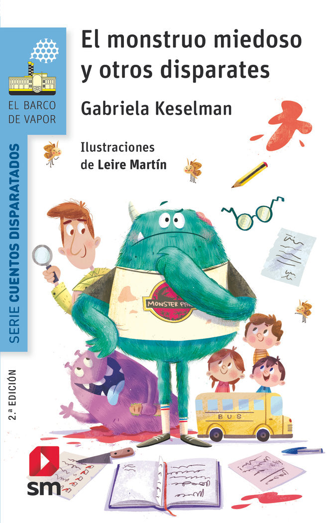 El monstruo miedoso y otros disparates, de Keselman, Gabriela | portada del libro
