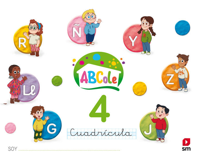 Cuaderno de lectoescritura 4, Cuadrícula. ABCole 18, de Oro Pradera, Begon~a | portada del libro