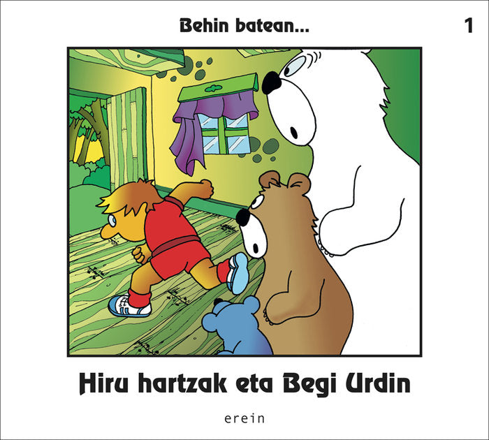 Hiru hartzak eta Begi Urdin, de Varios autores | portada del libro