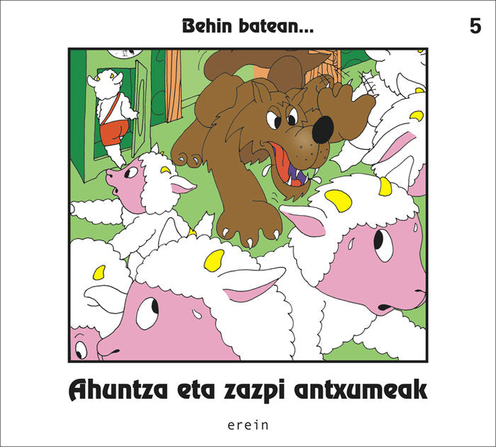 Ahuntza eta zazpi antxumeak, de Varios autores | portada del libro