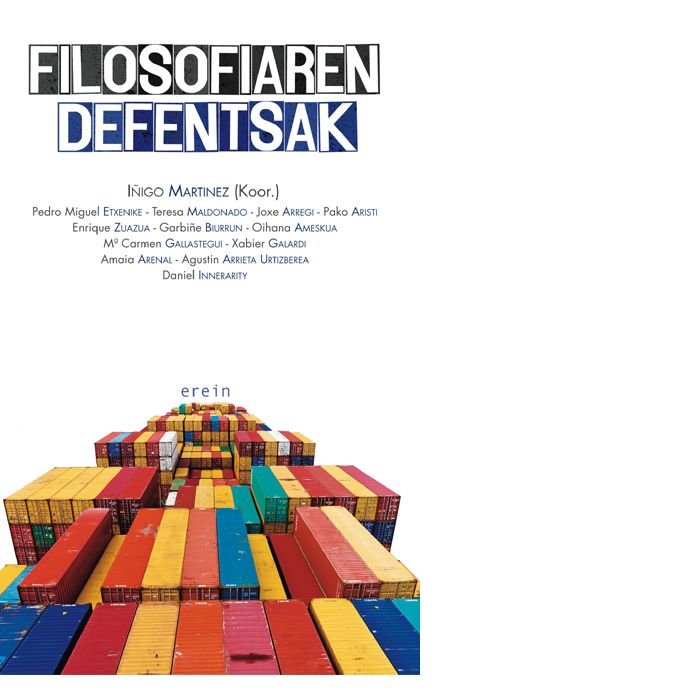 Filosofiaren defentsak, de Varios autores | portada del libro