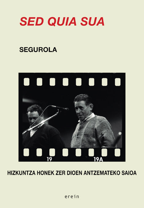Sed quia sua, de SEGUROLA AMUTXASTEGI, IÑAKI | portada del libro