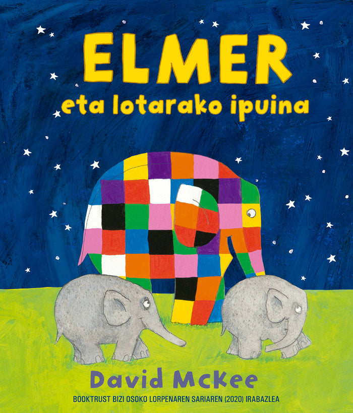 Elmer eta lotarako ipuina, de MCKEE, DAVID | portada del libro