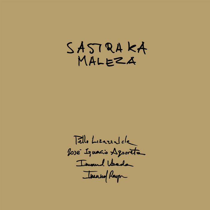 Sastraka/Maleza, de PELLO LIZARRALDE | portada del libro