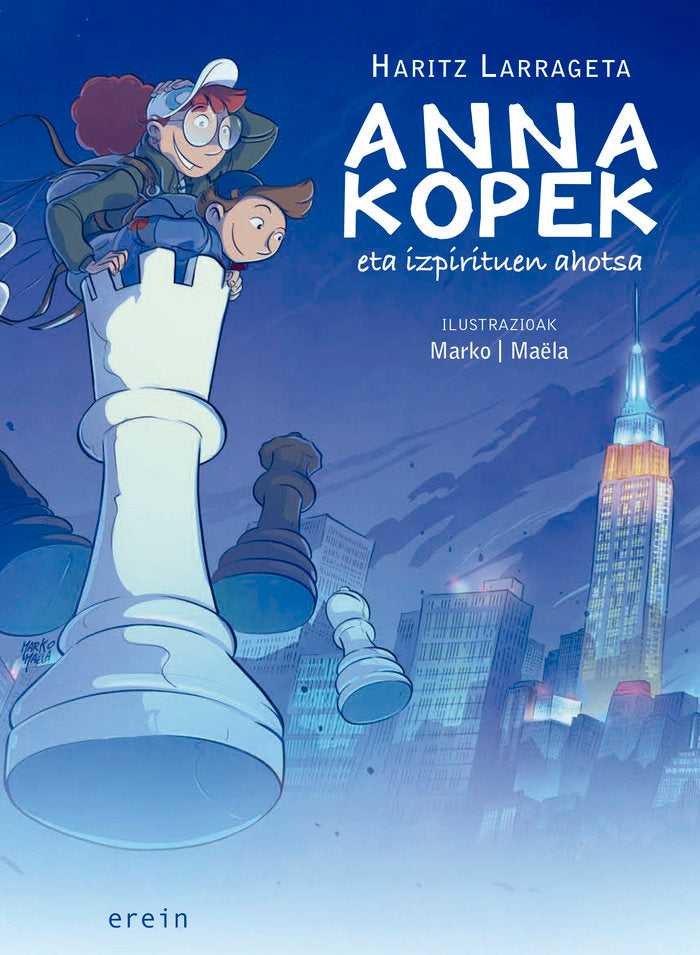 Anna Kopek eta izpirituen ahotsa, de LARRAGETA MARTINEZ, HARITZ | portada del libro