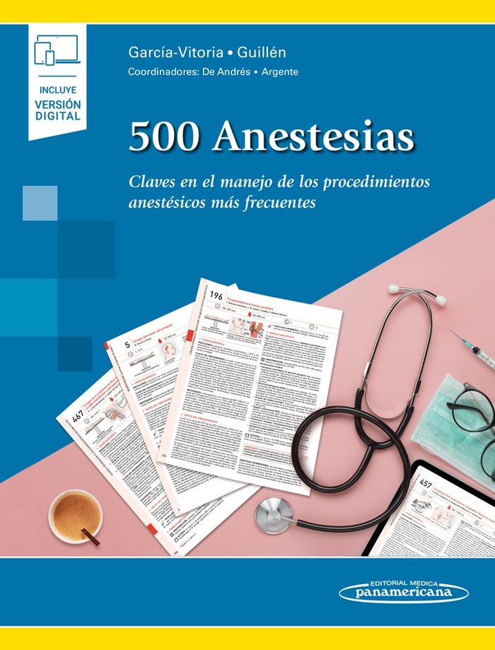 500 Anestesias (+e-book), de García Vitoria, Carles | portada del libro
