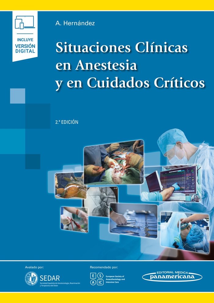 SITUACIONES CLINICAS EN ANESTESIA Y EN CUIDADOS CRITICOS, de VARIOS | portada del libro