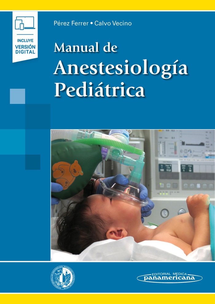 PEREZ:Manual AnestesiologÆa Pediçtrica+e, de PEREZ FERRER, ANTONIO | portada del libro