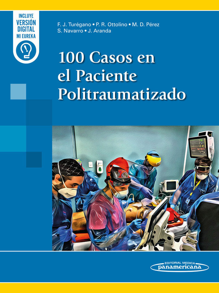 100 CASOS EN EL PACIENTE POLITRAUMATIZADO, de TUREGANO | portada del libro