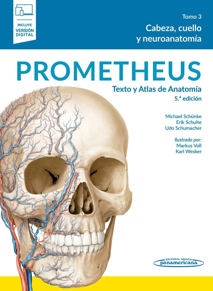 PROMETHEUS TEXTO Y ATLAS DE ANATOMIA, de PROMETHEUS | portada del libro