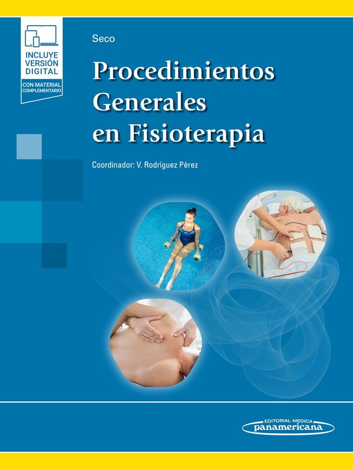 PROCEDIMIENTOS GENERALES EN FISIOTERAPIA | portada del libro