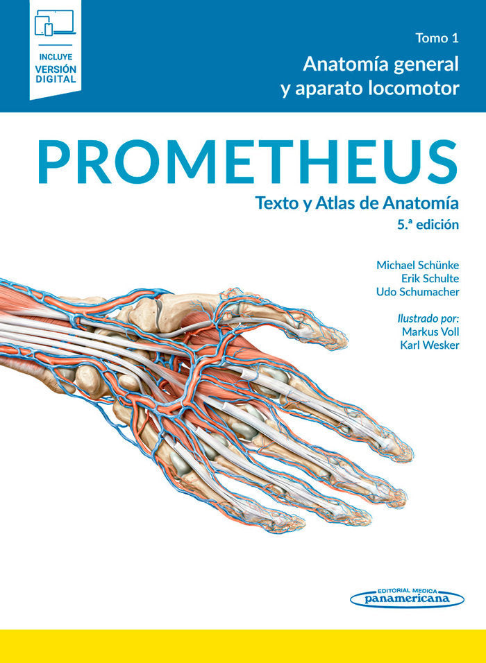 PROMETHEUS TEXTO Y ATLAS DE ANATOMIA, de PROMETHEUS | portada del libro
