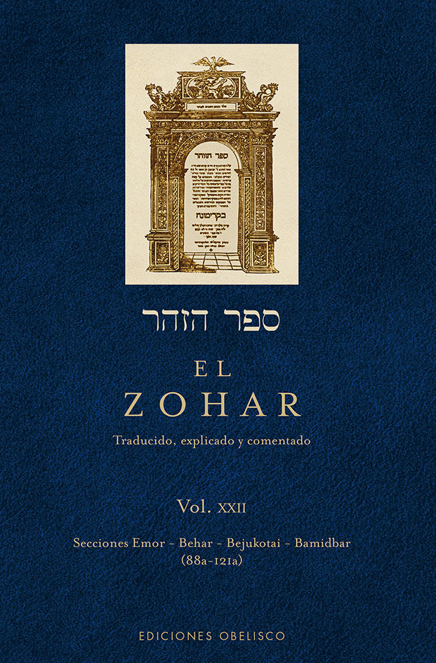 El Zohar. (Vol. 22), de BAR IOJAI, RABI SHIMON | portada del libro