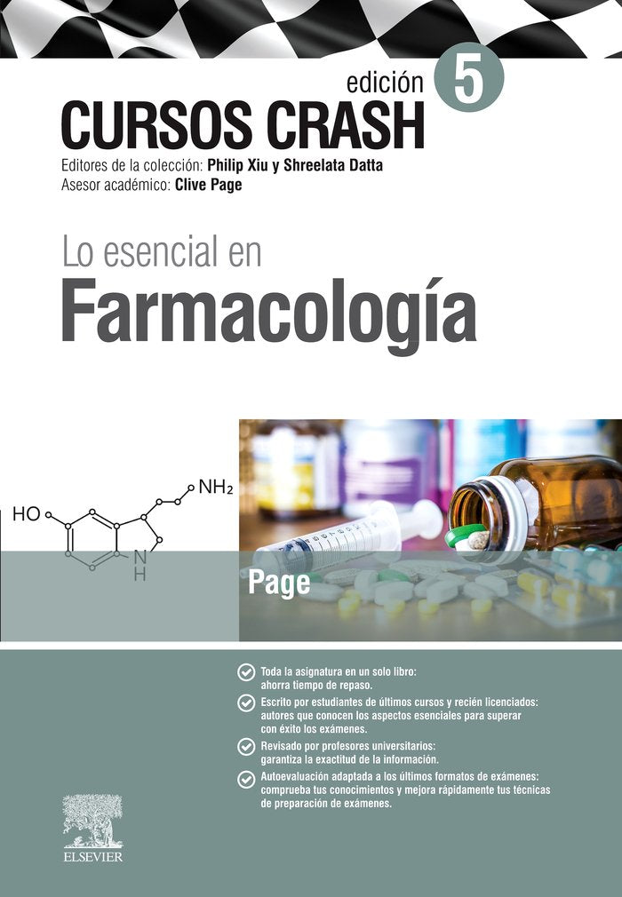 Lo esencial en Farmacología (5ª ed.), de Page, Catrin | portada del libro