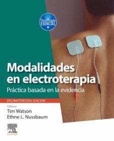 MODALIDADES EN ELECTROTERAPIA 13ª ED | portada del libro