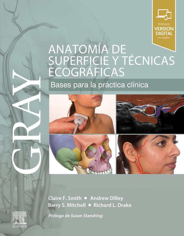 GRAY. Anatomía de superficie y técnicas ecográficas, de Smith, Claire F. | portada del libro