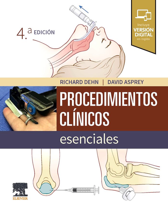 PROCEDIMIENTOS CLINICOS ESENCIALES 4ª ED, de DEHN | portada del libro