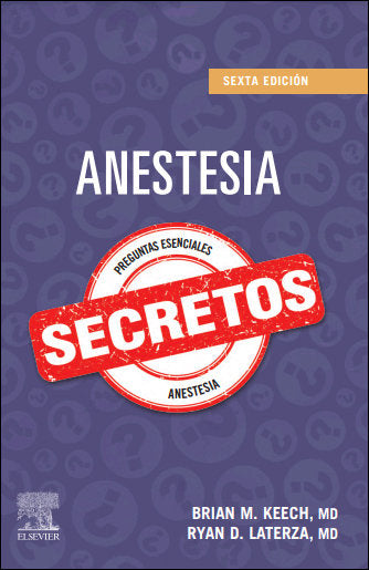 ANESTESIA. SECRETOS (6ª ED.), de KEECH | portada del libro