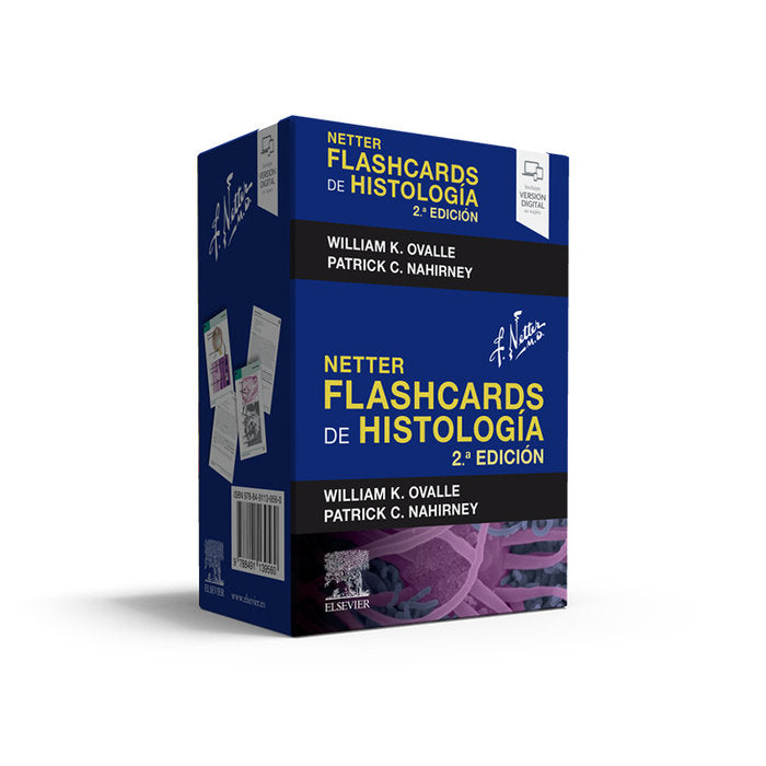 NETTER. FLASHCARDS DE HISTOLOGIA (2ª ED.), de OVALLE | portada del libro
