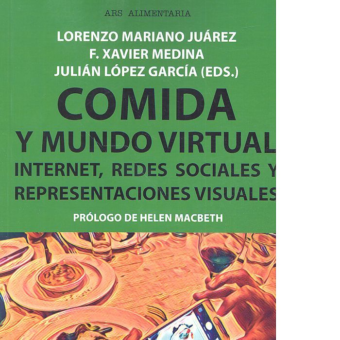 Comida y mundo virtual, de Mariano Juárez, Lorenzo | portada del libro