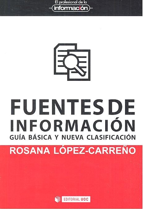 Fuentes de información, de López Carreño, Rosana | portada del libro