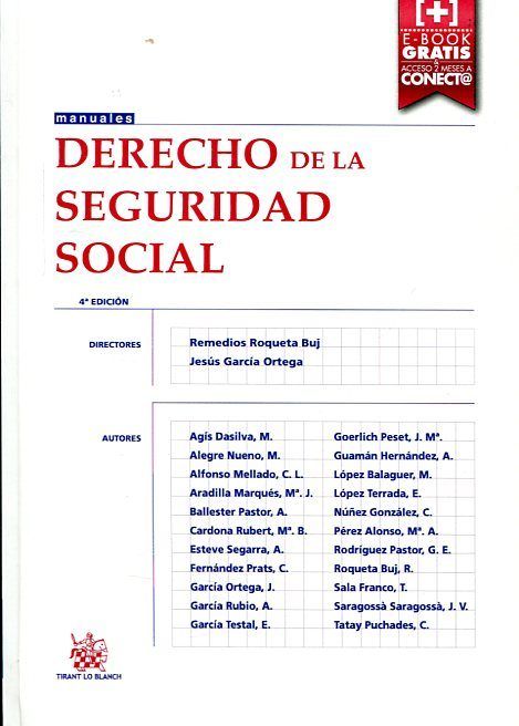 Derecho de la Seguridad Social 4ª Edición 2015, de ROQUETA BUJ | portada del libro