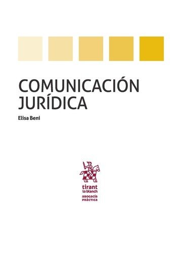 Comunicación Jurídica, de Beni Uzúbal | portada del libro