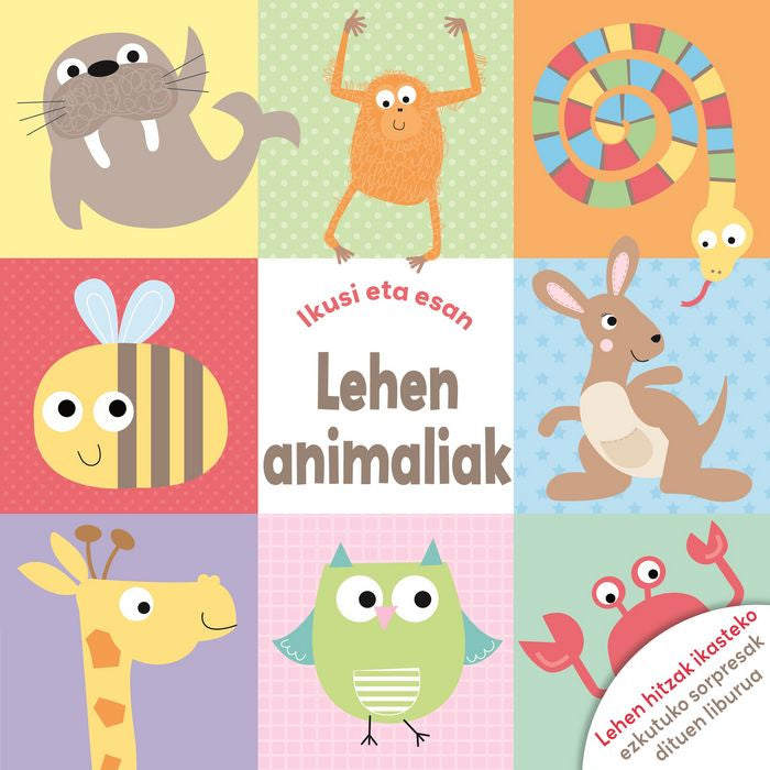 IKUSI ETA ESAN LEHEN ANIMALIAK | portada del libro