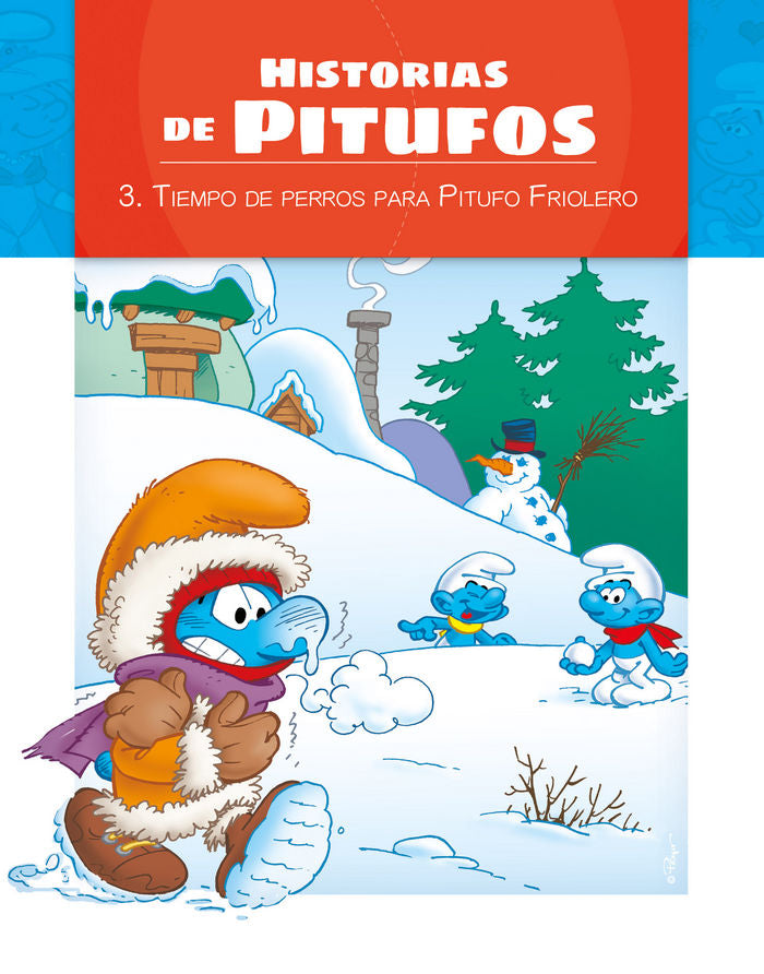 LOS PITUFOS - HISTORIAS DE PITUFOS- TIEMPO DE PERROS PARA PITUFO FRIOLERO | portada del libro