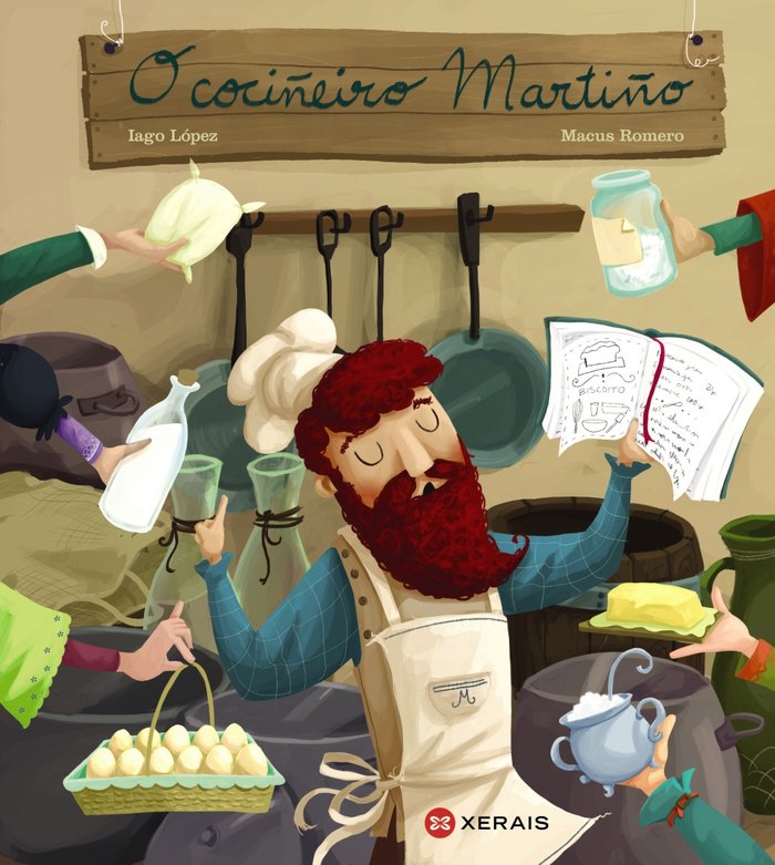O cociñeiro Martiño, de López, Iago | portada del libro