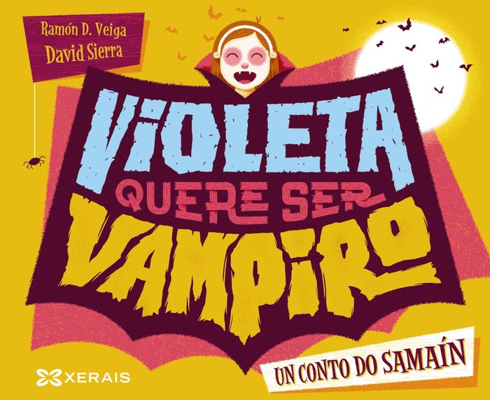 Violeta quere ser vampiro, de Veiga, Ramón D. | portada del libro
