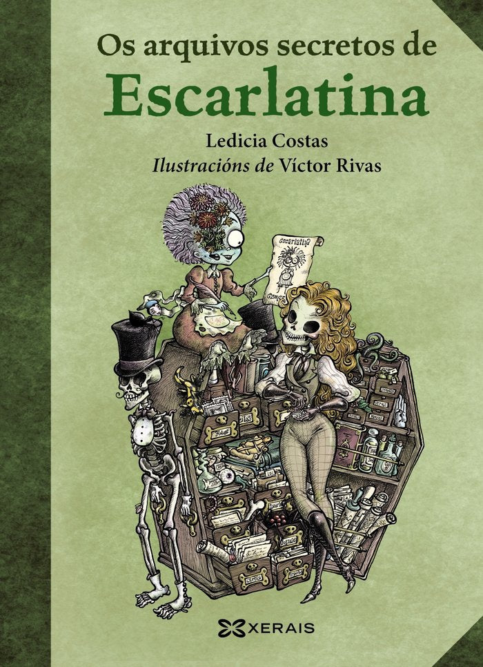 Os arquivos secretos de Escarlatina, de Costas, Ledicia | portada del libro