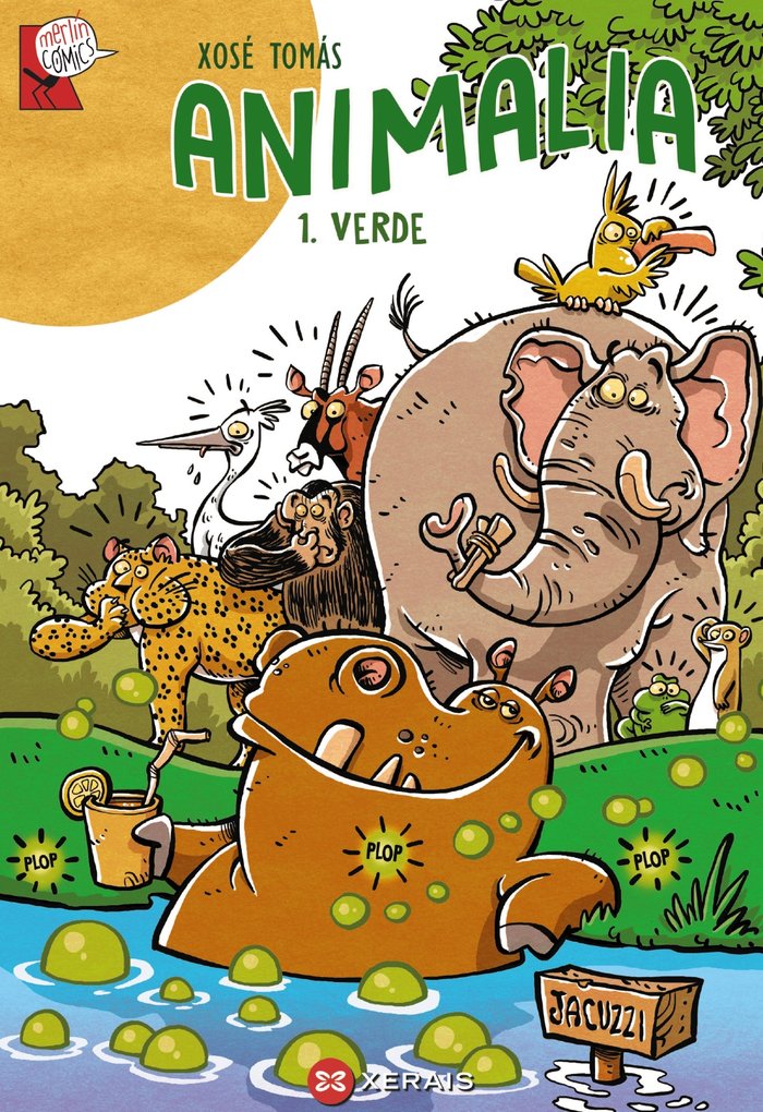 Animalia 1. Verde, de Xosé Tomás | portada del libro