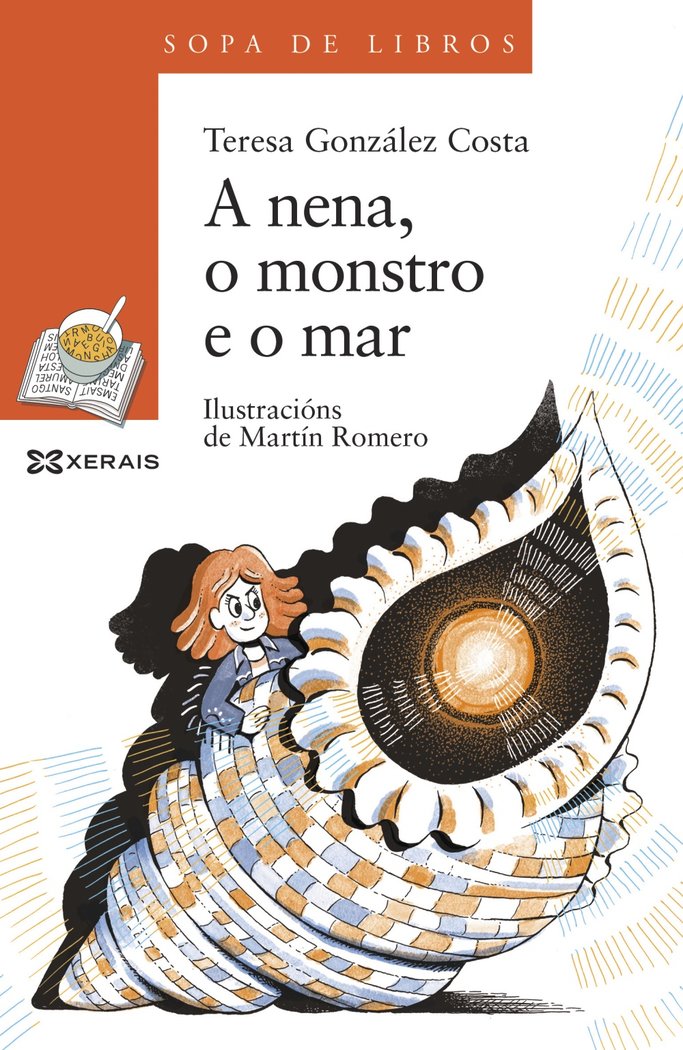 A nena, o monstro e o mar, de González Costa, Teresa | portada del libro