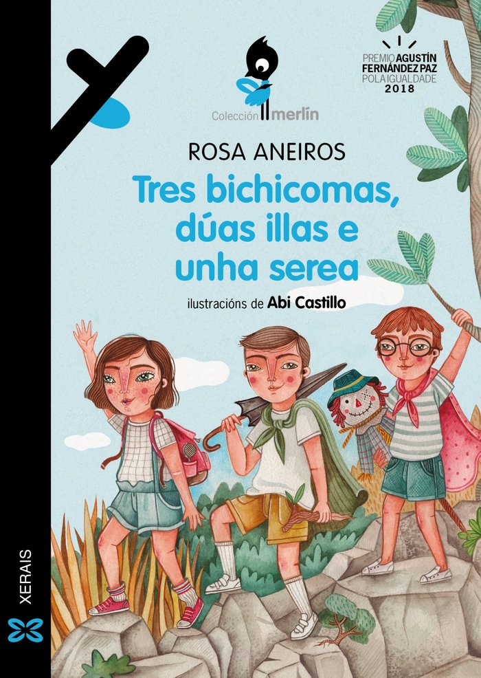 Tres bichicomas, dúas illas e unha serea, de Aneiros, Rosa | portada del libro