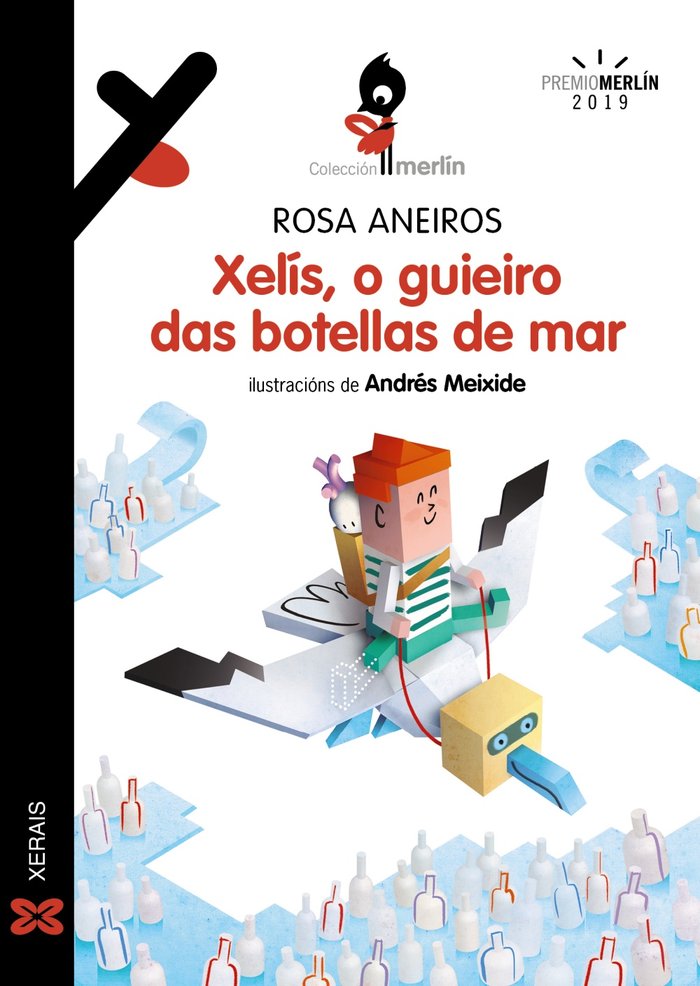 Xelís, o guieiro das botellas de mar, de Aneiros, Rosa | portada del libro
