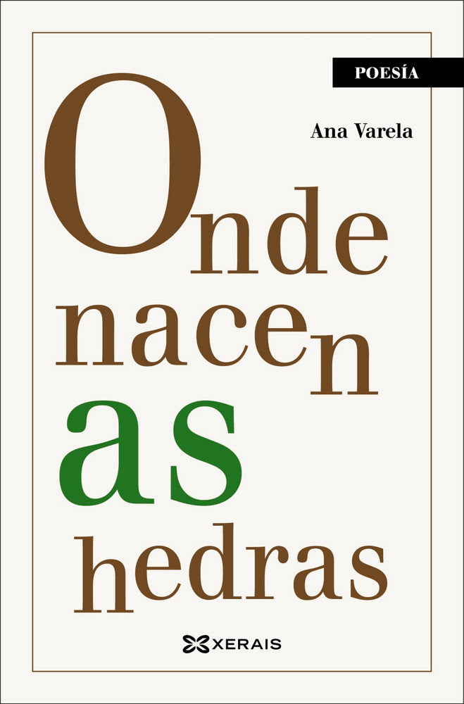 Onde nacen as hedras, de Varela, Ana | portada del libro