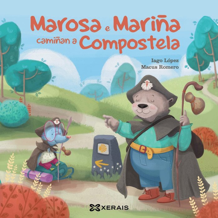 Marosa e Mariña camiñan a Compostela, de López, Iago | portada del libro