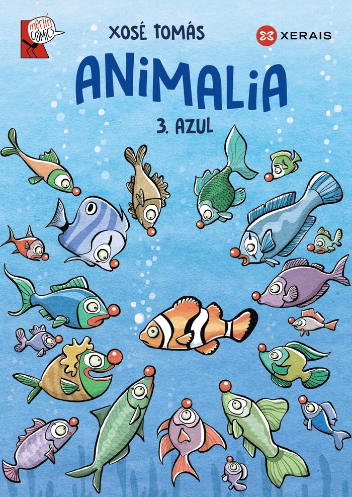 ANIMALIA 3. AZUL, de XOSE TOMAS | portada del libro