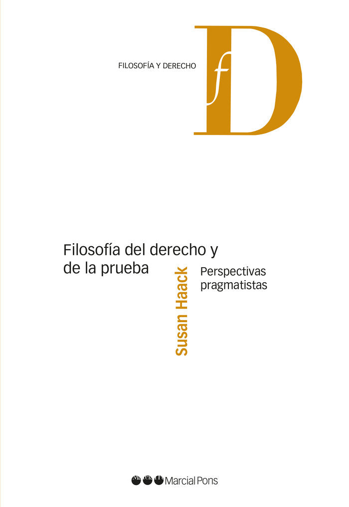 Filosofía del Derecho y de la prueba, de Haack, Susan | portada del libro
