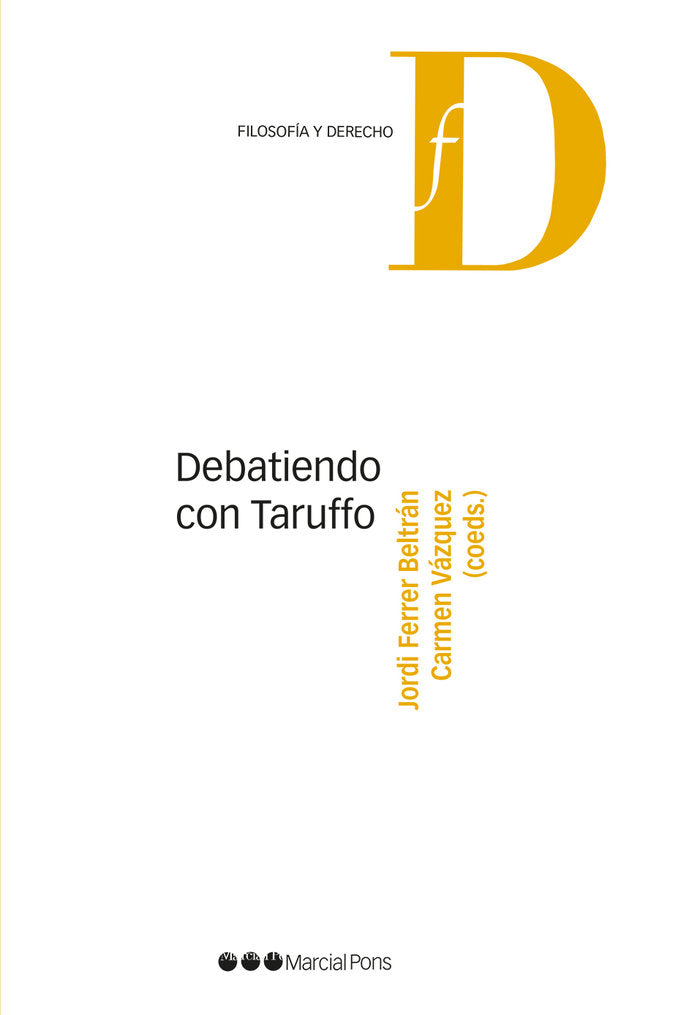 Debatiendo con Taruffo, de Varios autores | portada del libro