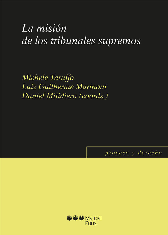 La misión de los tribunales supremos, de Varios autores | portada del libro