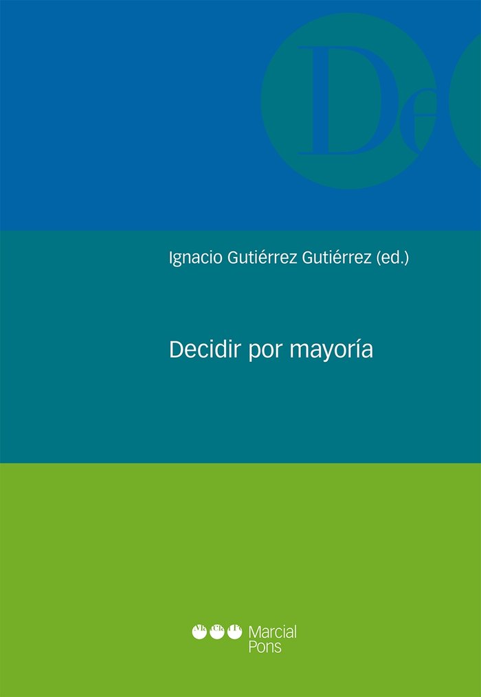 Decidir por mayoría, de Gutiérrez Gutiérrez, Ignacio | portada del libro
