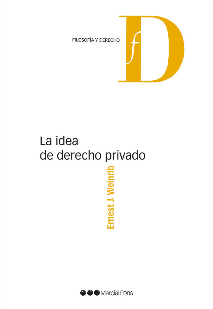 La idea de derecho privado, de Weinrib | portada del libro