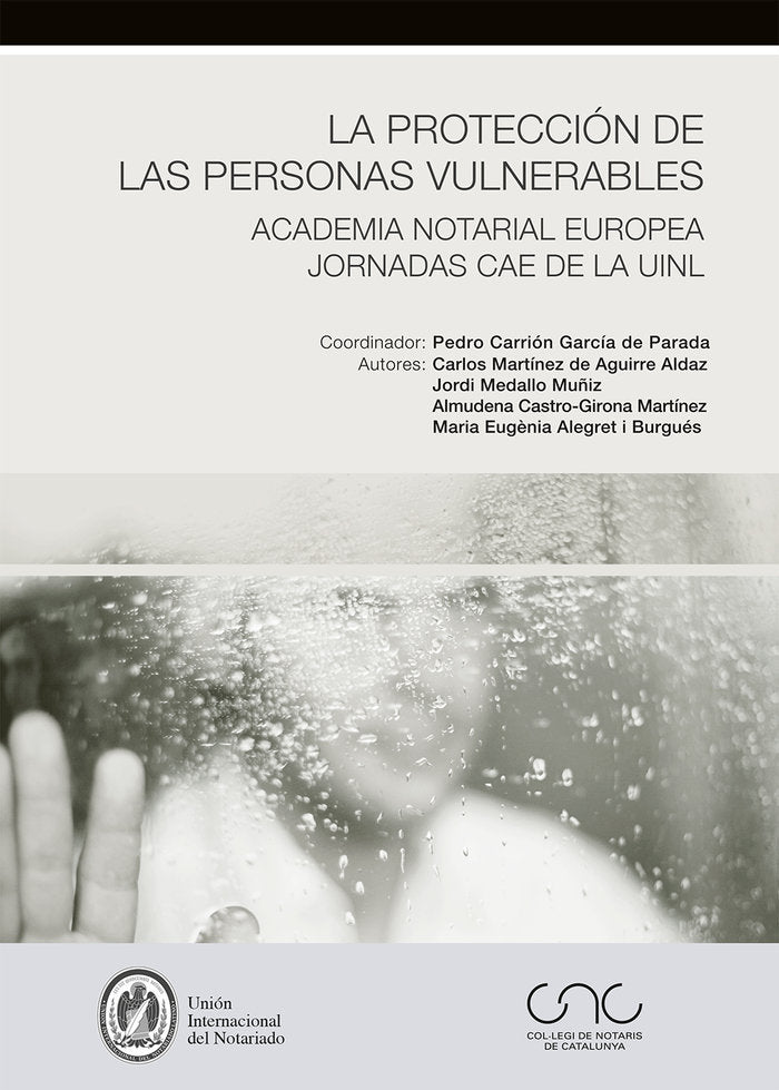 La protección de las personas vulnerables, de Varios autores | portada del libro