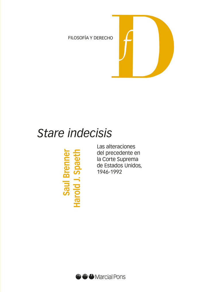 Stare indecisis, de Brenner, Saul | portada del libro