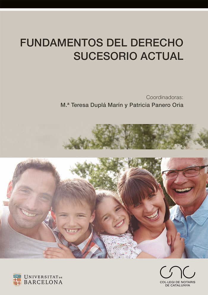 Fundamentos del derecho sucesorio actual | portada del libro