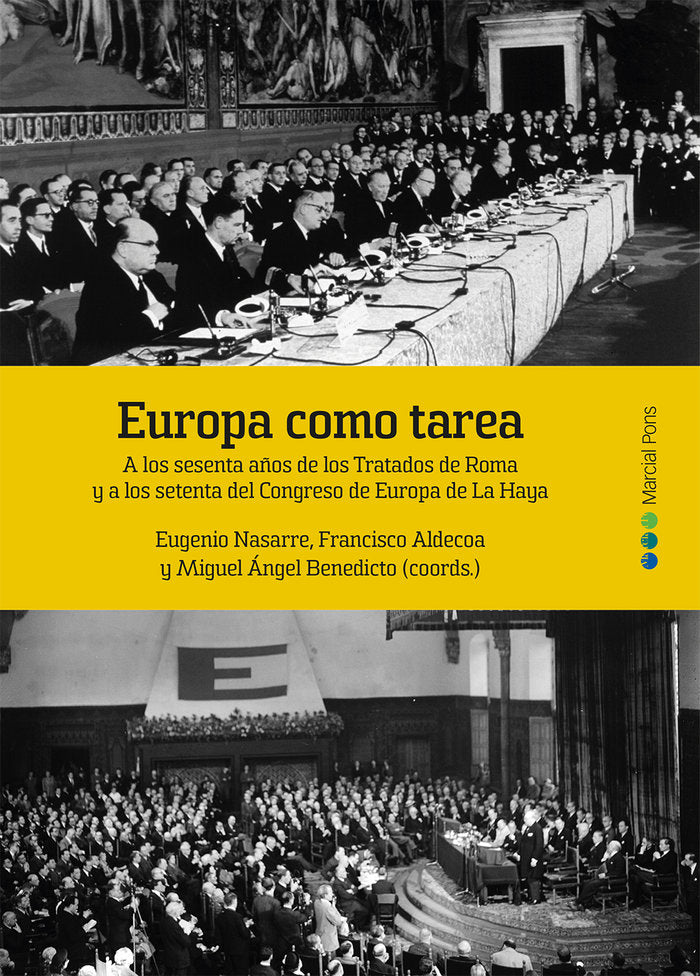 Europa como tarea, de NASARRE GOICOECHEA, EUGENIO | portada del libro