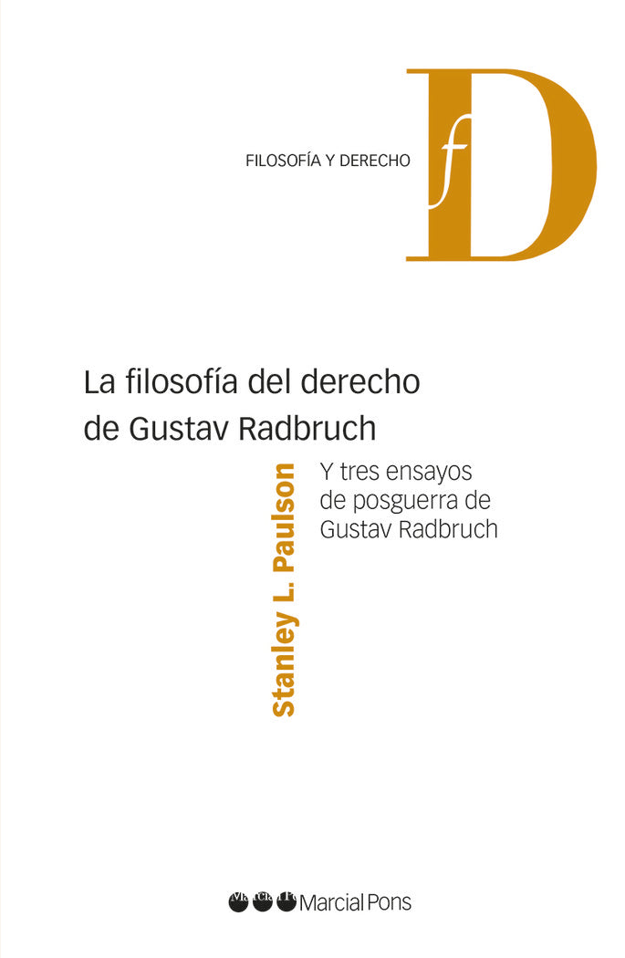 La filosofía del derecho de Gustav Radbruch, de Paulson, Staley L. | portada del libro
