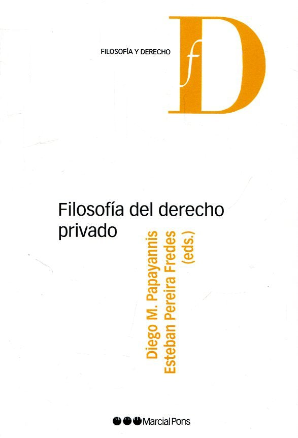 Filosofía del Derecho privado | portada del libro
